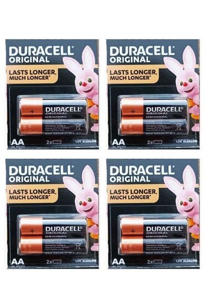 Duracell 8-Piece AA Alkaline Battery
