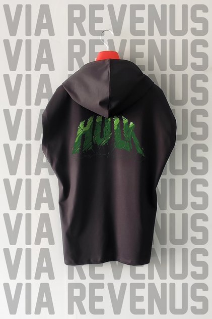 Gym Front and Back Printed Zero Sleeve Hooded 100% Cotton Sports Tshirt