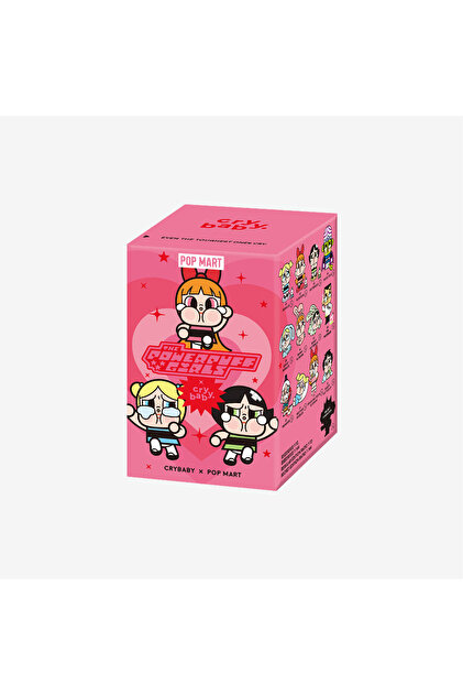 正規品 POP MART The Powerpuff Girls ボックス Pop Mart Crybaby X Powerpuff Girls Koleksiyon Figürü (1 ADET