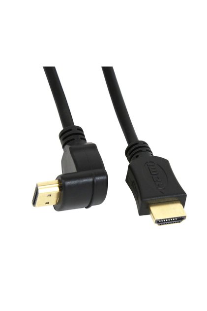 Cablu HDMI v.1.4 Auriu Angular 3m