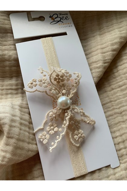 Tulle Pearl Detailed Hair Band