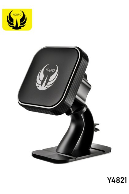Universal Magnetic Mobile Holder for Dashboard & Air Vent, 360° Rotation, ABS Body - Y4821
