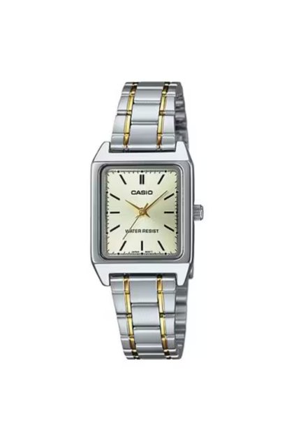 CASIO Women's Analog White Dial Watch - LTP-V007SG-9E