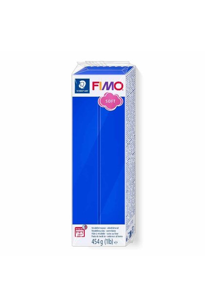 FIMO Soft Моделираща глина 454 г кобалтово синьо