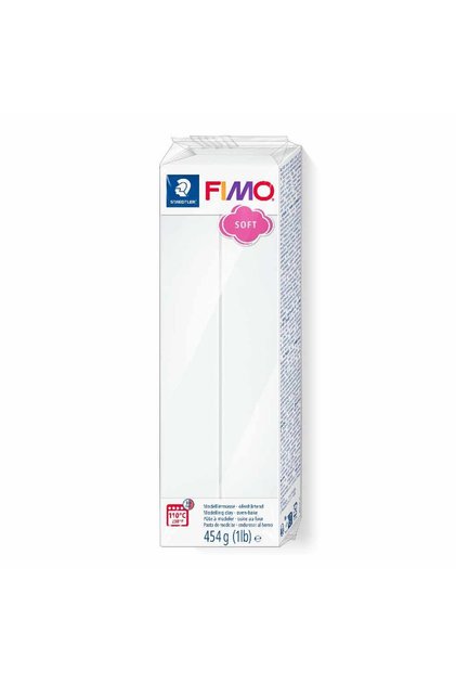 Pastă de modelat FIMO Soft 454g Albă