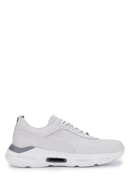 Men's Genuine Leather Off-White Sneakers & Sports Shoes
