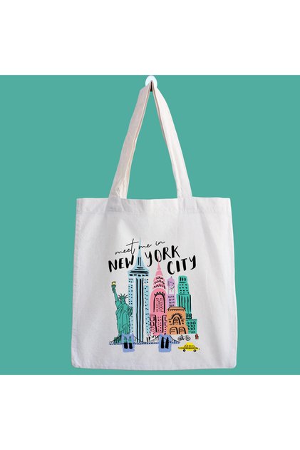 New York City Waterproof Printed Cloth Bag