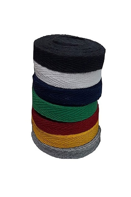 Extrafor Ribbon Cotton 1 cm Edge Decoration Sewing Closure Extrafor 7 Colors 21 Meters