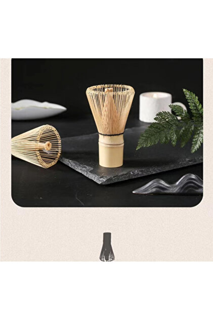 Tazweeq Japon Fırınlanmış Matcha Seti, Çırpıcı, Matcha Aleti, Çay