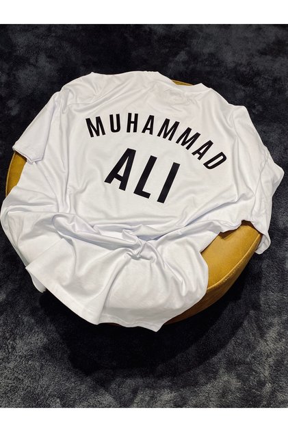 Muhammad Ali 100% Cotton Relax Mold White Tshirt