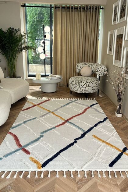 Cool Halı Palazzo 03 Multy Bukle Salon Halısı Hav Vermez Mutfak