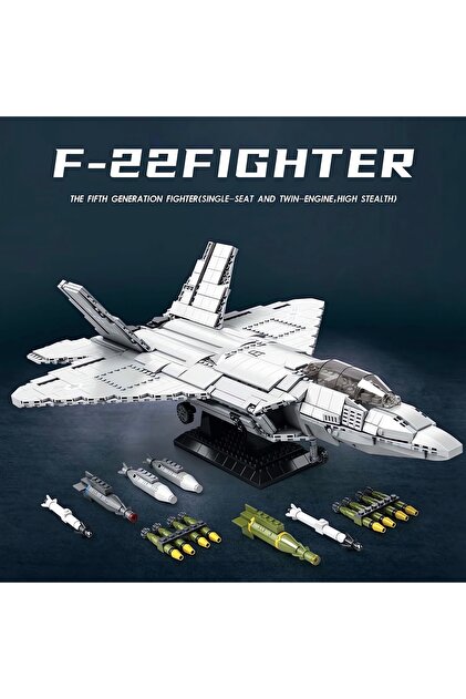 REOBRIX F-22 Savaş Uçağı, Teknik Blok Yapı Kiti (1387 PARÇA