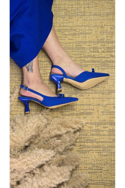 Melinta Bow Pink Classic Heeled Shoes