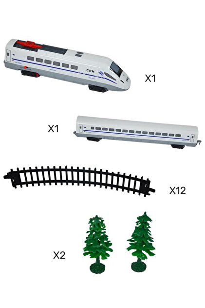CToys Yüksek Hızlı Tren 1:43 Işıklı Ve Sesli Raylı Serisi 1807b13