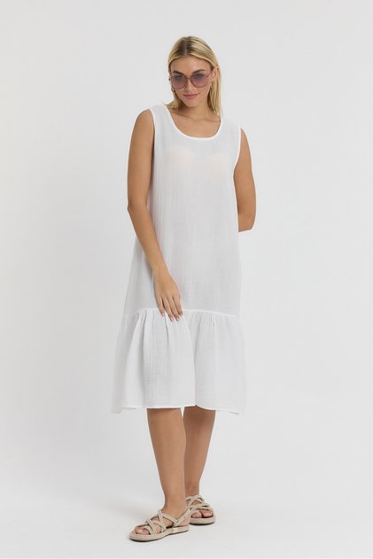 Muslin Strap Dress - 3040