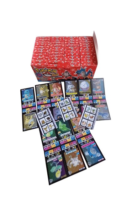 Pokemon 48 Mini Kutulu Oyun Kartları 2025 Albümü Tamamla