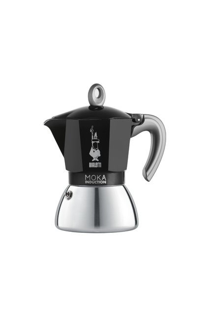 İndüksiyon Mokapot Siyah 2 Cup