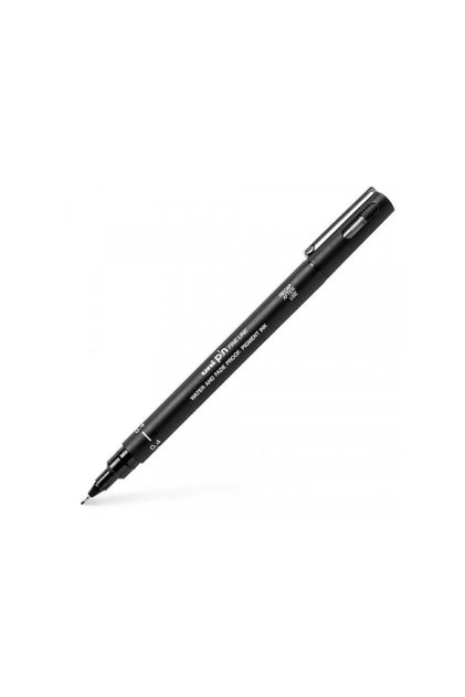 Uniball pin (0.4) fine line acrylic tip pen black