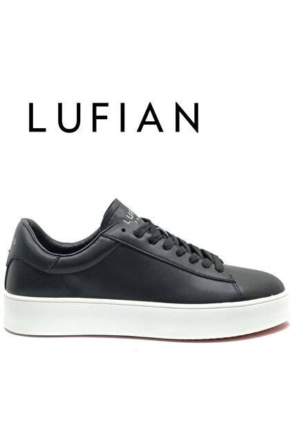 Lufian 111230254 Anton Sneaker Erkek Deri Ayakkabı SİYAH - Fiyatı