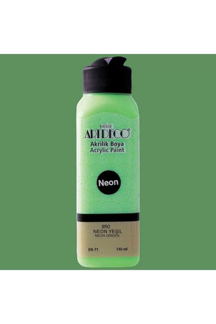 Akrilik Boya 140ml Neon Yeşil 950
