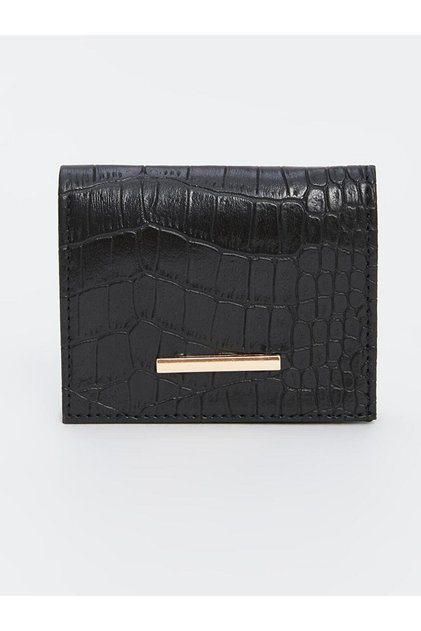 Leather Look Crocodile Patterned Women's Wallet (S5)
