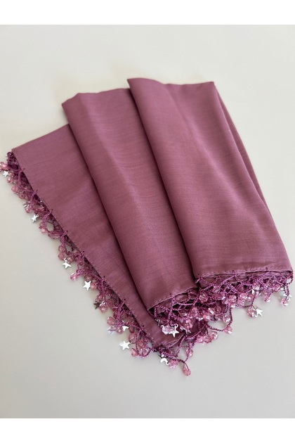 Handcrafted Handwork Edge Beaded Writing Cheesecloth Dowry Gift 100X100 cm