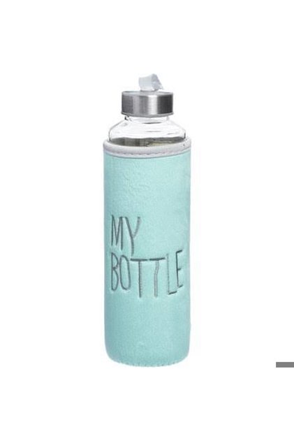 Plush Covered Glass Flask 1000 ml