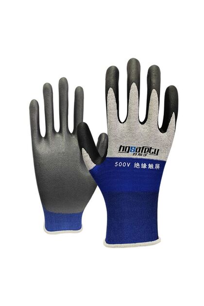 2 Ultrathin Electrician Insulating Gloves Withstanding Voltage 400V/500V Touch Screen Insula...
