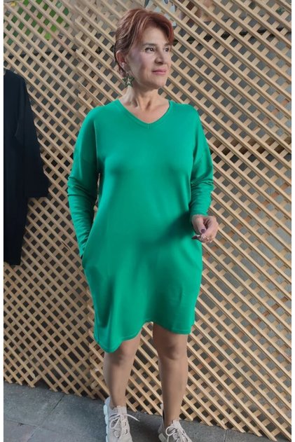 Viscose Woven Dress Green