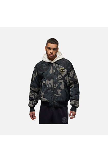 Nike Jordan Paris Saint-Germain Graphics Woven Bomber Full-Zip