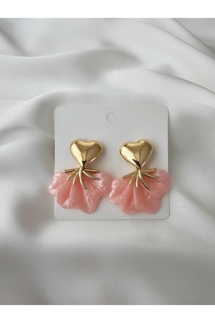 Women's Steel Tarnish Colorful Flower Earrings