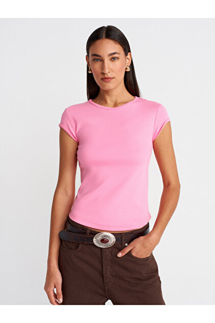 31779 100% Cotton Crew Neck Basic T-Shirt