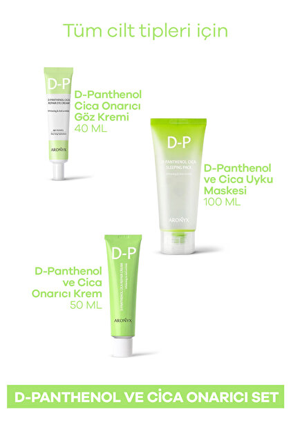 nanobubbleトナー＆クリームセット Aronyx D-Panthenol ve Cica Onarıcı 3'lü Set - Fiyatı, Yorumları
