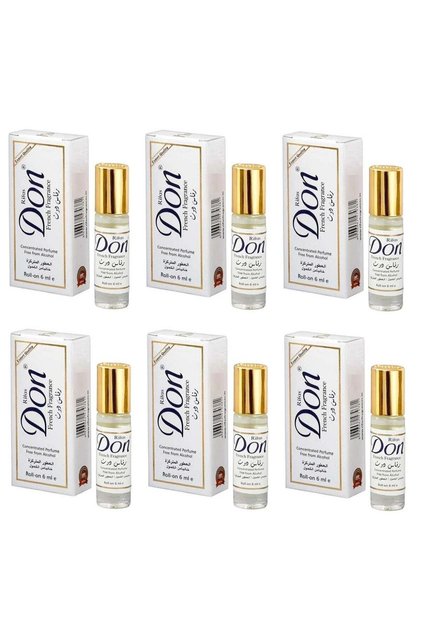 طقم عطر مركز برائحة فرنسية، 6 قطع