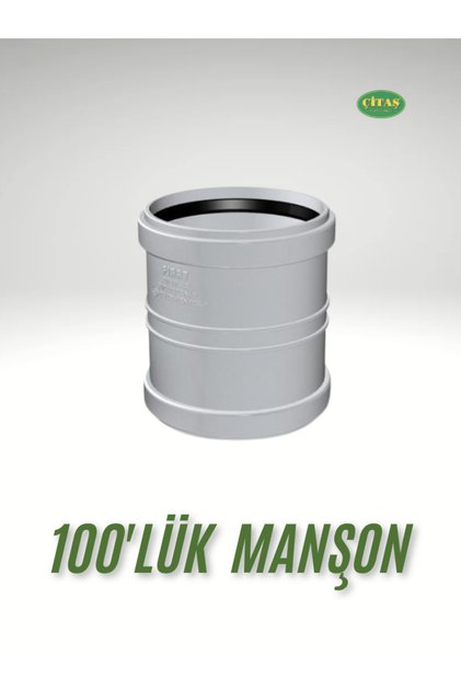 FIRAT 100'LÜK KAYAR MANŞON 3.2MM PVC 110MM EKLEME