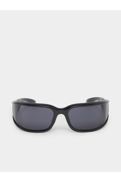 Plain Oversized Wrap Sunglasses