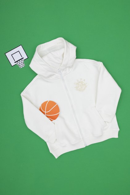 Boy's Cream Sweatshirt 50290732-Vr071
