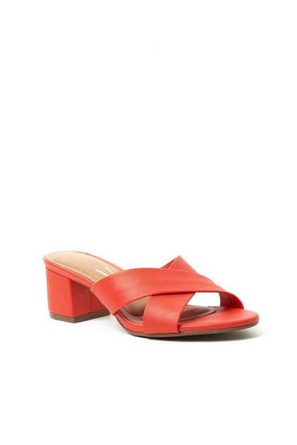 Vizzano Ladies Low Heel Sandals Orange | Made In Brazil