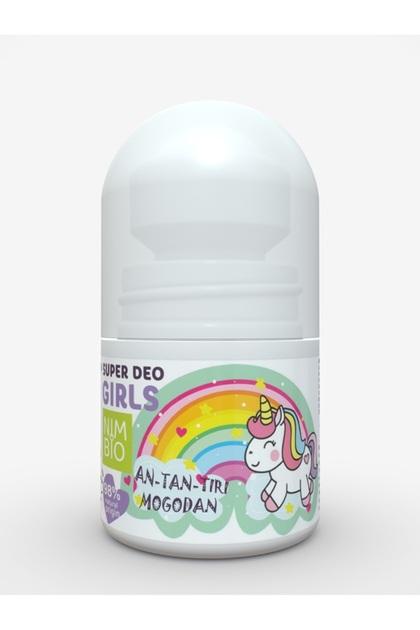 Natural Roll-On Deodorant for Girls – Green Apple Scent, 30ml – Nimbio Farmaceutics