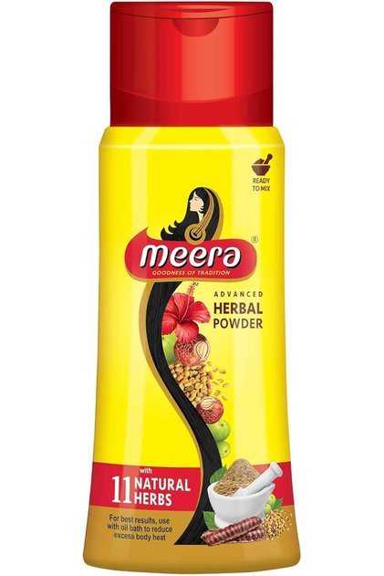 Meera Herbal Hair Wash Powder, 120 gm