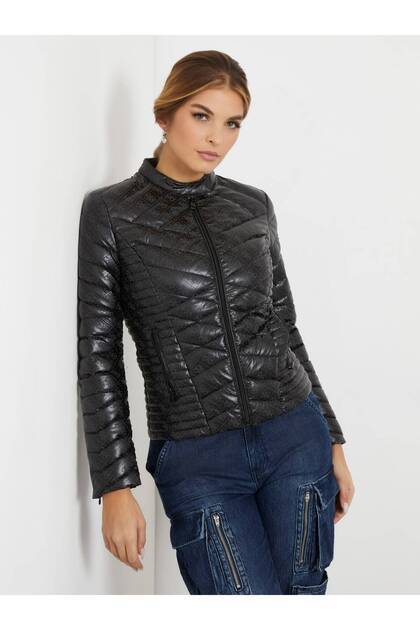 New Vona Kadın Biker Ceket