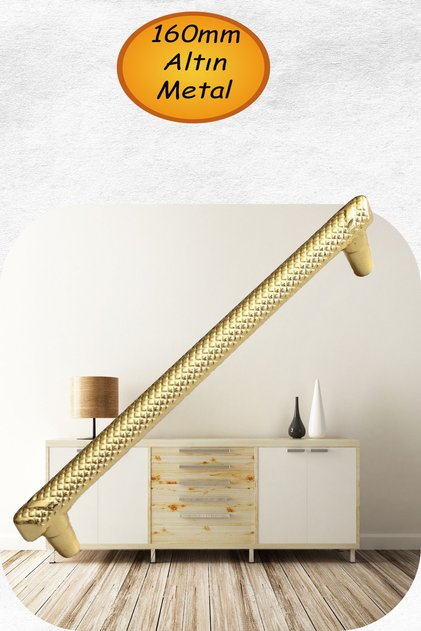 Decor Furniture Kitchen Drawer Cabinet Cupboard Door Handles Handle Handle 16 cm 160 mm Gold Metal Handle.