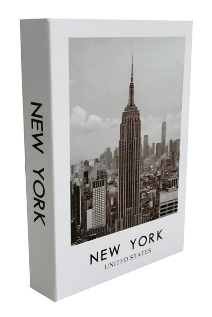 2025-708 NEW YORK UNITED STATES Dekoratif Kitap Kutusu
