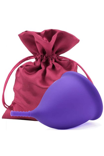 Cupă menstruală Drop, mov, mărimi S, L - L