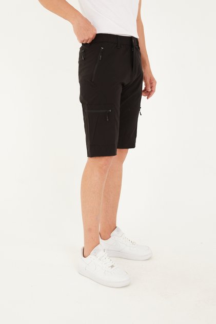 Camp715 Outdoor Tactical Water Repellent Summer Men's Black Tactical Shorts