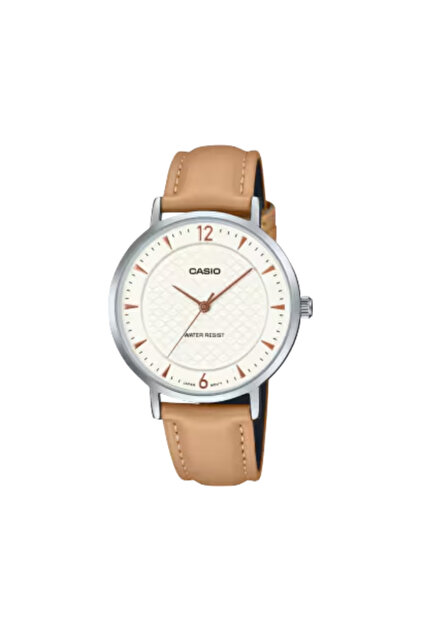 CASIO Women's Analog Beige Dial Watch - LTP-VT04L-7A1DF