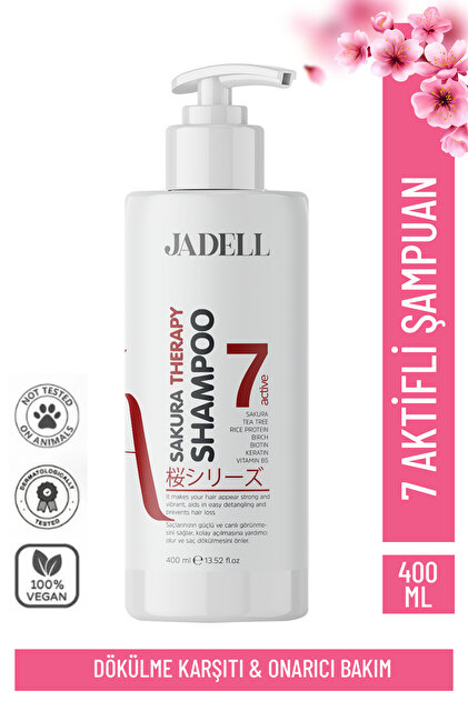 JADELL Sakura Therapy Shampoo 7active ( Sakura Çiçeği,biotin