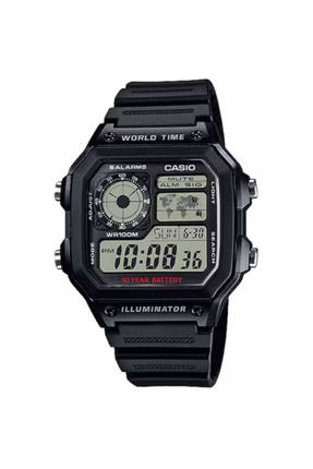 Casio CASIO Men's Digital Black Dial Watch - AE-2000W-1B- Trendyol