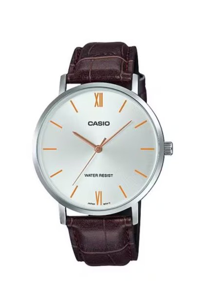 CASIO Men's Analog White Dial Watch - MTP-VT01L-7B2UDF