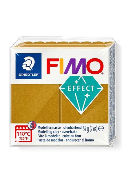 Pastă de modelat FIMO Effect 57g Ocru Maro Metalizat